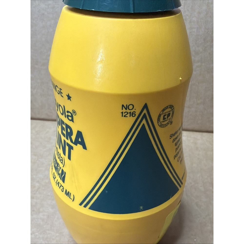 Crayola Tempera Paint *Orange* #1216 BINNEY & SMITH 16 Fl. Oz. 1980s Rare Bottle - Picture 2 of 5